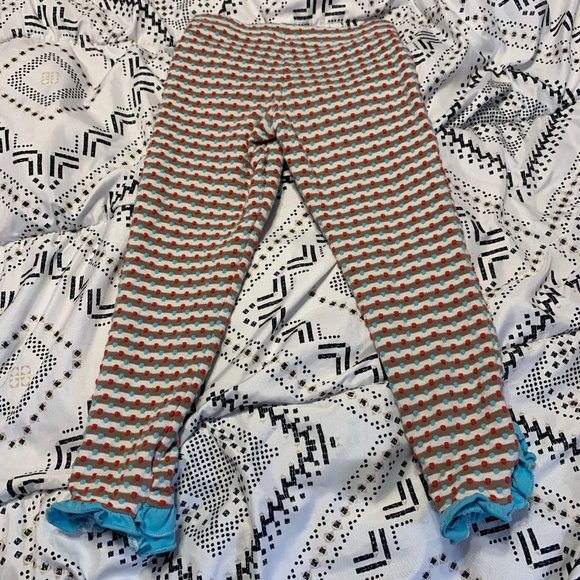 Matilda Jane Other - Matilda Jane Red/Tan/Teal Toddler Pants Size 4